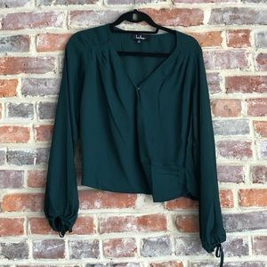 Lulu’s green dress top